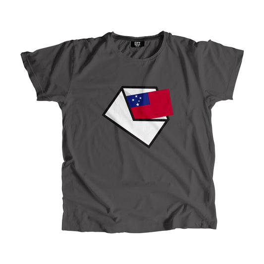 Samoa Flag Mail Men Women Unisex T-Shirt