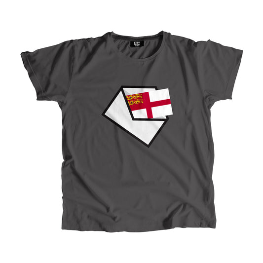 Sark Flag Mail Men Women Unisex T-Shirt