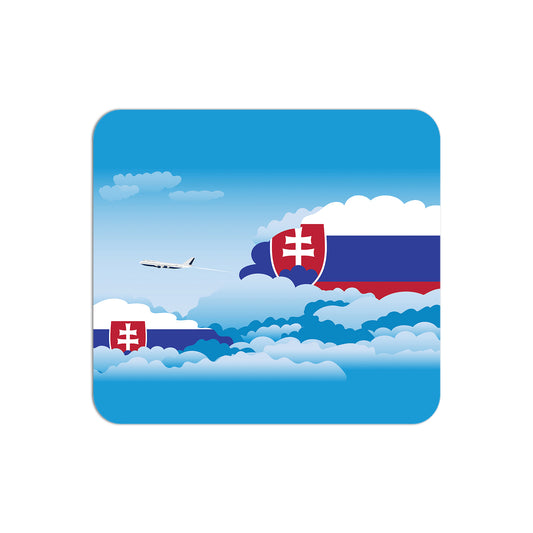 Slovakia Flag Day Clouds Mouse pad 