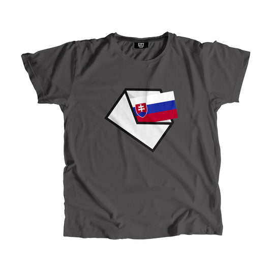 Slovakia Flag Mail Men Women Unisex T-Shirt