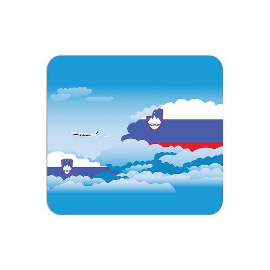 Slovenia Flag Day Clouds Mouse pad 