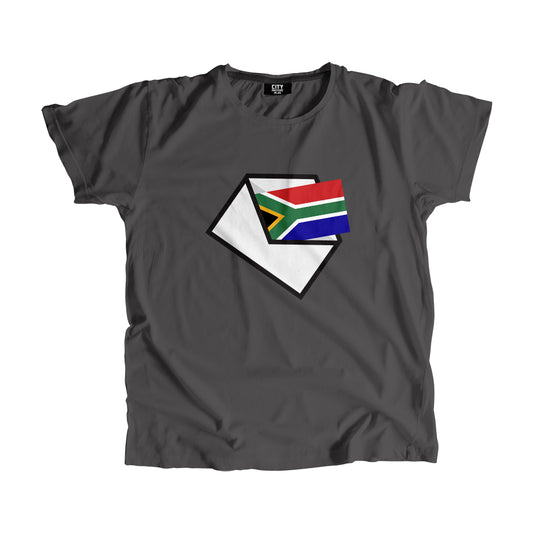 South Africa Flag Mail Men Women Unisex T-Shirt