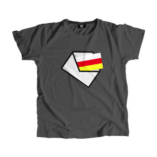 South Ossetia Flag Mail Men Women Unisex T-Shirt