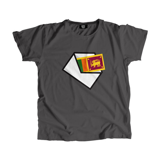 Sri Lanka Flag Mail Men Women Unisex T-Shirt