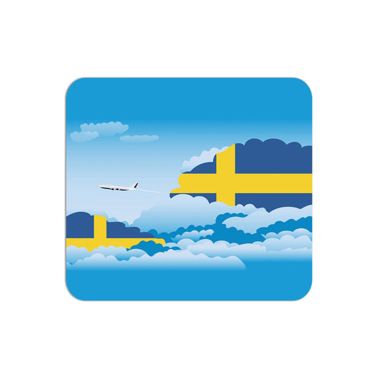 Sweden Flag Day Clouds Mouse pad 