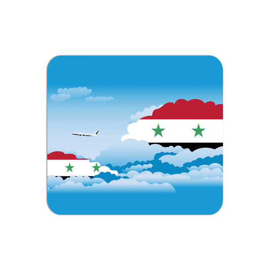 Syria Flag Day Clouds Mouse pad 