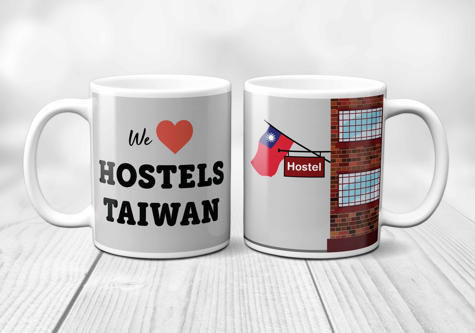 We Love TAIWAN Hostels Mug