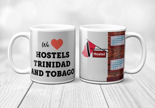 We Love TRINIDAD AND TOBAGO Hostels Mug