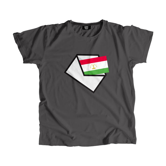 Tajikistan Flag Mail Men Women Unisex T-Shirt