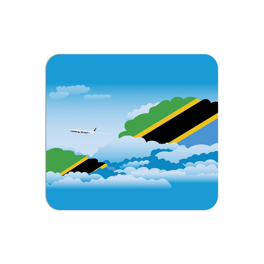 Tanzania Flag Day Clouds Mouse pad 