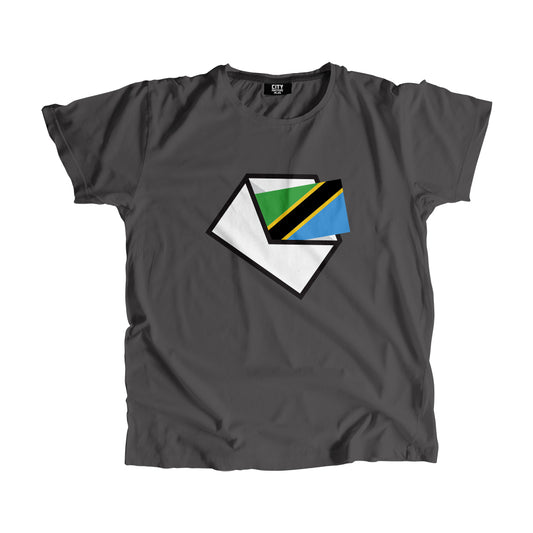Tanzania Flag Mail Men Women Unisex T-Shirt