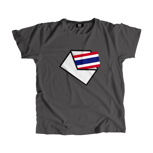 Thailand Flag Mail Men Women Unisex T-Shirt