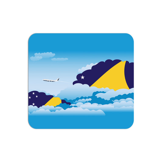 Tokelau Flag Day Clouds Mouse pad 