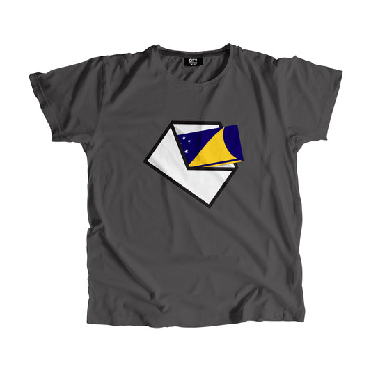 Tokelau Flag Mail Men Women Unisex T-Shirt