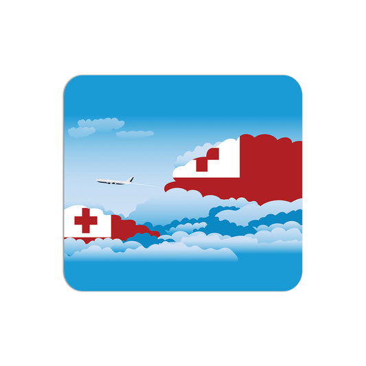 Tonga Flag Day Clouds Mouse pad 