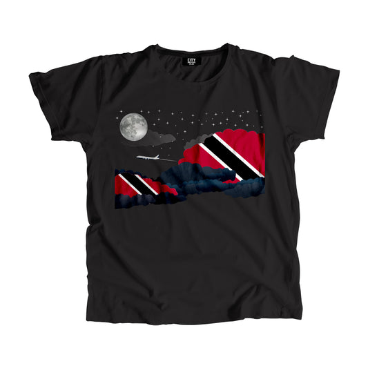Trinidad and Tobago Flags Night Clouds Unisex T-Shirt