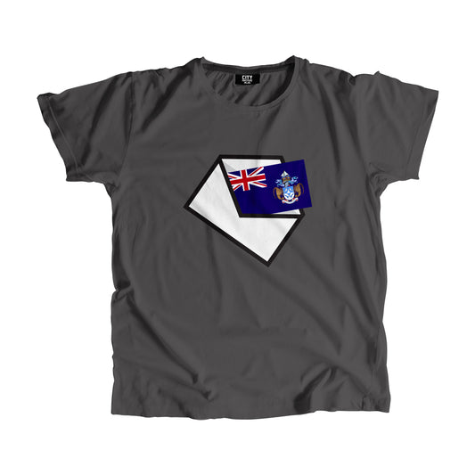 Tristan da Cunha Flag Mail Men Women Unisex T-Shirt
