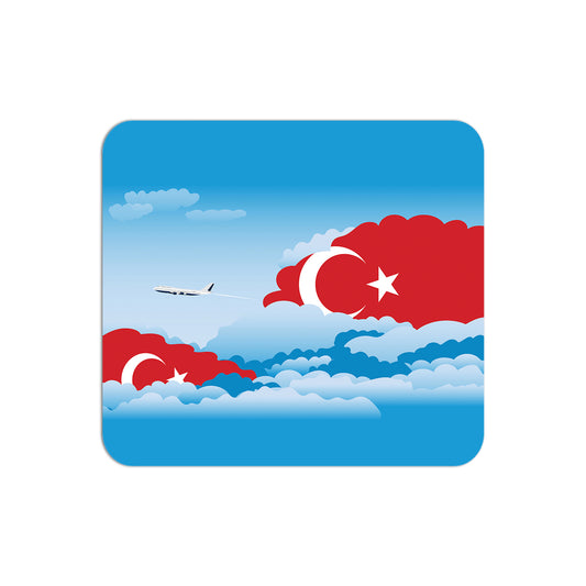 Turkey Flag Day Clouds Mouse pad 