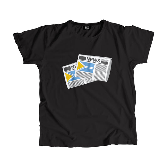 Tuva Newspapers Unisex T-Shirt 