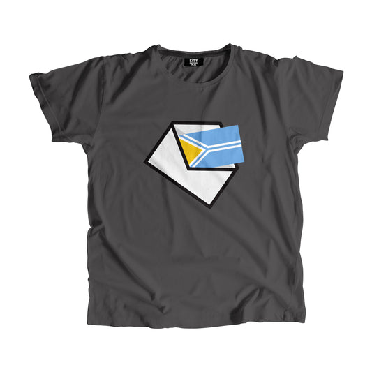 Tuva Flag Mail Men Women Unisex T-Shirt