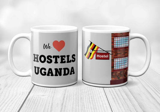 We Love UGANDA Hostels Mug