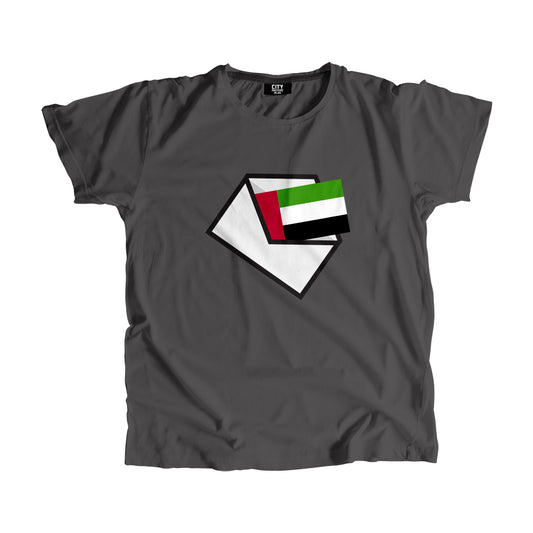 United Arab Emirates Flag Mail Men Women Unisex T-Shirt
