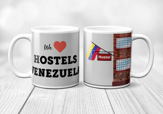 We Love VENEZUELA Hostels Mug