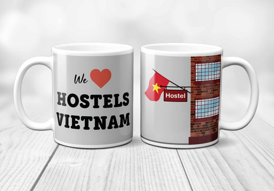 We Love VIETNAM Hostels Mug