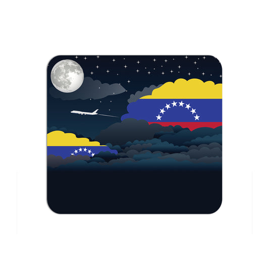 Venezuela Flag Night Clouds Mouse pad 