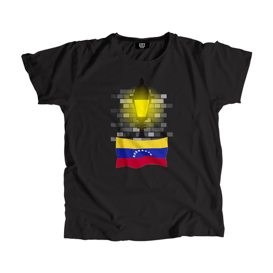 Venezuela Flag Street Lamp Bricks Unisex T-Shirt