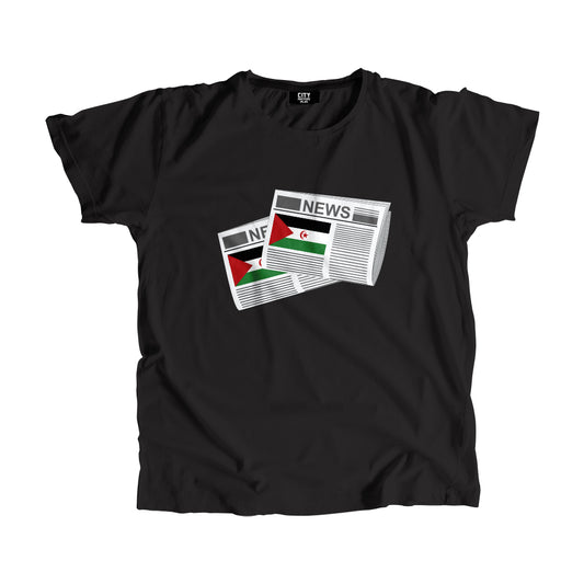 Western Sahara Newspapers Unisex T-Shirt 