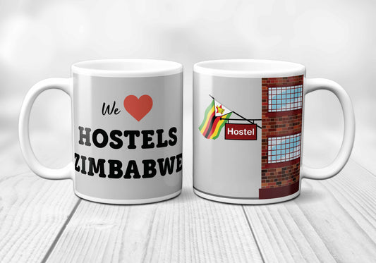 We Love ZIMBABWE Hostels Mug