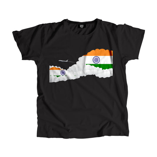 India Flags Day Clouds Unisex T-Shirt