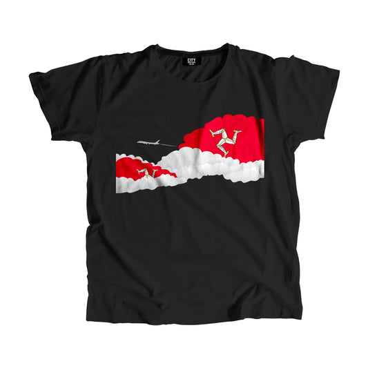 Isle of Man Flags Day Clouds Unisex T-Shirt