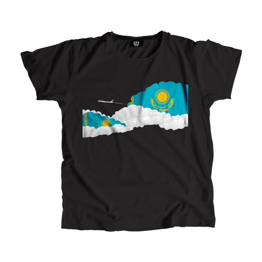 Kazakhstan Flags Day Clouds Unisex T-Shirt