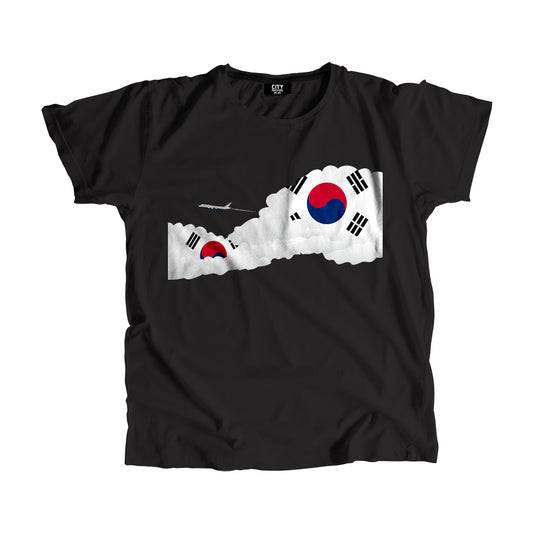 Korea, South Flags Day Clouds Unisex T-Shirt