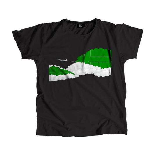 Ladonia Flags Day Clouds Unisex T-Shirt