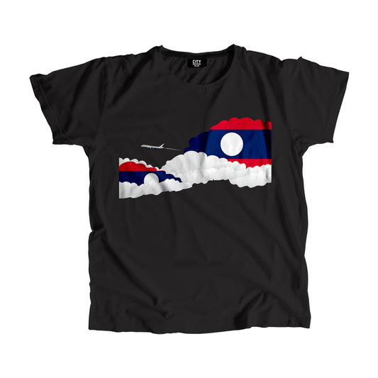 Laos Flags Day Clouds Unisex T-Shirt