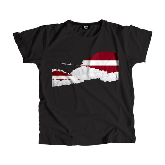 Latvia Flags Day Clouds Unisex T-Shirt
