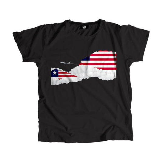 Liberia Flags Day Clouds Unisex T-Shirt