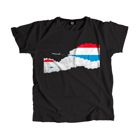 Luxembourg Flags Day Clouds Unisex T-Shirt