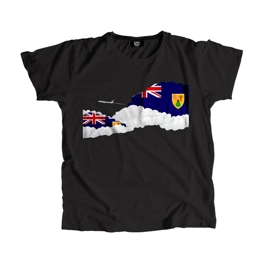 Turks and Caicos Islands Flags Day Clouds Unisex T-Shirt