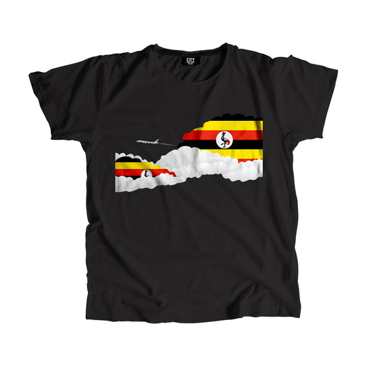 Uganda Flags Day Clouds Unisex T-Shirt